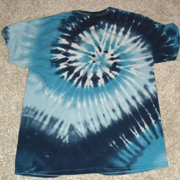 Sublime Blue Tie Dye Mens T-shirt sz. Medium Music Rock - Picture 5 of 7